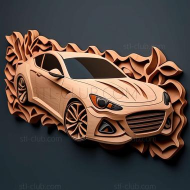 3D модель Hyundai Genesis Coupe (STL)
